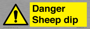 Danger Sheep dip